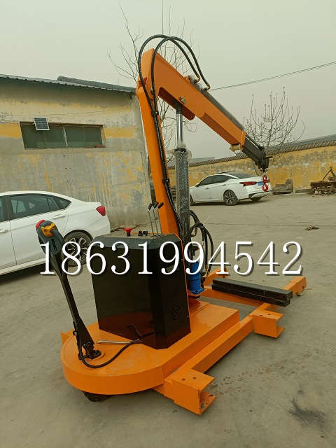 河北省自卸车厢随车吊 自制轮式四不像起重机 四驱平板吊 5吨 贵盛